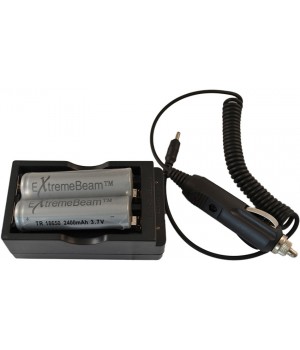 ExtremeBeam Model B57 18650 Double Battery Charger Kit