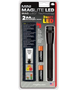 Mini Mag-Lite 2AA Cell LED flashlight