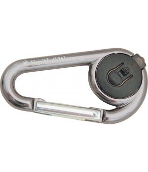 S&W CaraBeamer Clip Light. 
Titanium colored carabiner